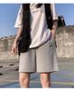 Shorts Esportivos de Cinco Pontas Bordados com Letras Novos para o Verão de 2025 para Mulheres, Finos, Largos, Casuais, Retos, Comprimento Médio, Tendência