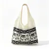 Bolsa de punto hueco de venta caliente transfronteriza con diseño de malla, bolsa tejida, bolsa de playa de verano, bolsa tote de gran capacidad para mujer