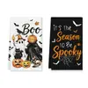 Toalla de Cocina de Halloween Transfronteriza Waffle Absorbente Personalizable Multifuncional para Lavar Platos Limpieza Toalla de Cocina