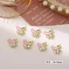 Celebridade da Internet Decorações 3D de Unhas de Unicórnio Liga Metálica Strass Ornamentos de Unha de Pégaso Acessórios de Unha Usáveis DIY Atacado