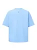 Nanxia Nuevo Estilo de Verano Retro Americano Sencillo Casual Manga Corta de Moda Camiseta con Letra Unisex Holgada