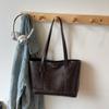 Bolsa Tote, Grande Capacidade, Bolsa de Ombro Feminina de Luxo, Bolsa de Trabalho da Moda para o Dia a Dia, Bolsa de Mão Texturizada, Comércio Exterior Transfronteiriço