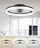 Luz de Ventilador LED para Sala de Estar Amazon Style, Control Remoto Inteligente para Dormitorio 110V Luz de Ventilador de Techo para Comedor, Luz de Ventilador en Paquete Pequeño