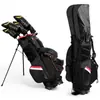 Bolsa de golf portátil bolsa con soporte multifuncional bolsa estándar ligera bolsa para bolas de golf para hombres y mujeres bolsa para palos bolsa de golf