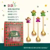 Conjunto de Talheres de Natal para Uso Doméstico, Colheres para Bolo, Sobremesa, Sorvete, Café, Colheres e Garfos Criativos de Alto Valor