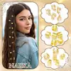 Set de Anillos para Cabello de Rastas de 40 Piezas Transfronterizo Amazon Xiyin Temu Totalmente Gestionado Shein Estación Independiente Europa y América