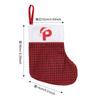 Decoraciones Navideñas Transfronterizas Calcetines Navideños con Letra Inglesa Roja Pequeño Colgante Decoración para Fiesta Bolsa de Regalo para Niños