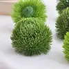 Planta Artificial Pompones Verdes para Paisajismo, Arreglo Floral, Decoración de Plantas Verdes, Accesorios de Ramo, Pompones Artificiales de Clavel Verde