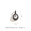 Pingente de Joia Oval Retrô Exquisito Simples Strass Feito à Mão DIY Acessórios para Colar Acessórios de Pulseira de Aço Inoxidável para Mulheres