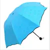 30% Dobrável Florido Guarda-chuva de Sol Guarda-chuva Preto de Borracha Proteção UV 30% Dobrável Guarda-chuva de Sol logo Guarda-chuva Publicitário