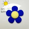 Acessórios de acrílico para flores coloridas de verão, acessórios para cabelo, grampo grande, anel de cabelo, joias diy, acessórios de cola em creme, decoração