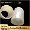 Tubo de silicone resistente ao desgaste de grande diâmetro, revestimento de junta mecânica industrial, telescópico, corrugado, conexão flexível, tubo de silicone de formato especial
