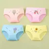 Calcinhas de Algodão Triângulo para Meninas, 100% Algodão, para Meninas do Ensino Fundamental, Infantil, Forro 100% Algodão na Virilha, Forro Duplo de Algodão na Virilha, Estilo Personalizado