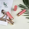 Tubos de Lipstick Redondos con Base de Oro Mate, Tubos de Bálsamo Labial, Materiales de Empaque Cosmético, Coral Naranja Mate de Lin en Stock