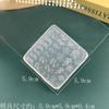 Molde de Silicone para Unhas com Relevo Estéreo 3D Estilo Chinês Caracteres Chineses Dupla Felicidade Silicone de Grau Alimentício Molde para Unhas DIY para Uso Doméstico