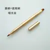 Fábrica de Cangzhou Pincel Retrátil para Lábios Pincel de Batom Portátil Pincel de Maquiagem de Nylon Compacto Corretivo Ferramenta de Maquiagem de Beleza com Duas Pontas