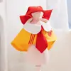 Vestido Princesa de Verão Fino Estilo Hepburn para Cachorros Pequenos, Teddy, Bichon, Cães de Porte Pequeno e Médio, e Gatos Roupas para Pets