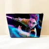 Bolsa de Armazenamento Impermeável Popular de Couro PU Transfronteiriça para Mulheres, Bolsa de Maquiagem Portátil, Bolsa de Armazenamento com Zíper, Pequena Necessaire