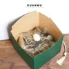 Caixa de Embalagem Zongzi de Alta Qualidade Caixa de Presente Ovos de Pato Salgados Festival do Barco-Dragão Embalagem Universal Vazia Frutas Comida Cozida Bolsa de Mão Especial