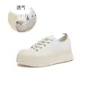 Zapatos Blancos de Cuero de Vaca de Capa Superior con Suela de Espuma para Mujer, Nuevo Estilo Otoño e Invierno 2026, Zapatos con Forro de Piel de Oveja, Zapatos de Plataforma, Zapatos Gruesos para Mujer