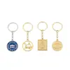 Llaveros metálicos personalizados, llaveros de aleación de zinc con impresión de esmalte, llaveros de recuerdo para zonas escénicas, llaveros personalizados