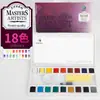 Set de Acuarelas Sólidas Marley Pintura Sólida para Acuarela 24 Colores Pintura Sólida para Acuarela 18 Colores 36 Colores Portátil