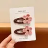 Pinza para el pelo de lunares de dopamina para mujer, Pinza lateral dulce y versátil, Pinza Bb linda, Pinzas de colores para flequillo y cabello, Pasador de moda