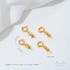 Hebilla universal de oro de 14 quilates con retención de color, hebilla de resorte con perla de cristal, hebilla colgante de medio agujero, accesorios de joyería hechos a mano para bricolaje