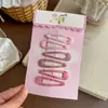 Nuevos Pasadores de Pelo para Niñas con Estampado Colorido de Lunares y Gotas de Agua, Set de 6, Dulces y Versátiles Pasadores para el Cabello de Niñas, Accesorios para el Cabello