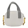 Bolsa de mão de nylon para mulheres, novo design color-block estilo coreano 2026, moderna e na moda, inspirada na dopamina, leve e versátil para carregar e usar na transversal