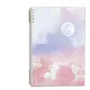Cuaderno de Hojas Sueltas B5 Cielo Estrellado Cuaderno Desmontable Diario Estético de Alto Valor para Estudiantes de Secundaria y Preparatoria Bloc de Notas Universitario