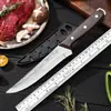 Cuchillo para Deshuesar Forjado para Uso Comercial, Cuchillo para Cortar Carne Ultraafilado, Cuchillo para Cortar en Piezas, Cuchillo Especializado para Sacrificio de Cerdo en Mataderos