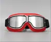 Espelho de Guidão de Motocicleta Óculos Retro Estilo Harley à Prova de Vento Areia Veículo Elétrico Capacete Meio Capacete Respirável e Seguro