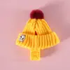 Gorro de Lana Tejido de Año Nuevo para Mascotas, para Galgos Pequeños, Gatos de Pelo Corto y sin Pelo, Cachorros y Perros, Gorro Cálido de Invierno con Orejas al Descubierto