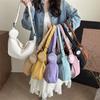 Bolso de pana para mujer estilo nuevo 2025, Bolso dumpling moderno y versátil, Bolso de suegra de alta calidad, Bolso bandolera casual retro