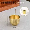 Incensário estilo antigo para uso doméstico, incensário interno, incensário de latão puro para oferenda a Buda, incensário para queimar incenso na frente de Buda