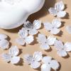 Carcasa de imitación ABS perla flor de cerezo peonía tapa arte de uñas pétalos diy pasador antiguo paso material de joyería
