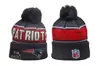 Gorro de lana de rugby transfronterizo de exportación con logo bordado del equipo, gorro de punto, forrado de vellón, cálido, protector de orejas, sombrero deportivo, a prueba de frío