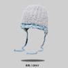 Chapéu inverno moda feminina chapéu de malha felpudo quente versátil que deixa o rosto pequeno à prova de frio quente proteção de orelha chapéu de lã