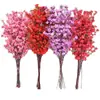 Ramas de Flor de Durazno Artificiales, Flores Falsas, Ramas de Flores Secas, Arreglos Florales, Flores de Seda para Bodas, Árboles Falsos, Decoración de Paisajismo, Flores Artificiales de Alta Calidad