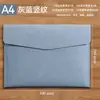 Maletín de Piel Exclusivo Transfronterizo Carpeta de Archivo para Documentos Papel A4 Maletín de Documentos de Negocios Bolsa para Guardar Recibos