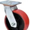Rueda Giratoria Universal de Poliuretano con Núcleo de Hierro de Alta Resistencia, Rueda Silenciosa Resistente al Desgaste para Carrito, Remolque, Tablero
