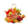 Amazon Colgador Decorativo de Puerta para el Día de Acción de Gracias Decoración para Fiesta de Otoño Hoja de Arce Calabaza Colgador de Puerta de Acción de Gracias