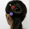 Directo de Fábrica Píldora Roja estilo antiguo pasador combinable todo-partido acrílico estilo antiguo tocado accesorio de disfraz kimono pasador