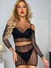 Meias de seda preta de um corpo sem decolagem, virilha, um corpo, femininas, sexy, sedutoras, plus size, suspensórios de humor transparentes, meias arrastão