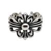 Anillo de cruz de plata tailandesa 925 estilo punk hip-hop para hombre con apertura, europeo y americano, plata tailandesa, retro, dedo índice, anillo de moda