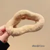 Pinza de Garra de Peluche para Mujer, Pinza Grande para el Cabello de Otoño e Invierno con un Toque de Lujo, Pinza de Tiburón Ins para Cabello Grueso, Pasador para Moño, Accesorio para el Cabello