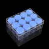 Set de 20g de Botellas de Almacenamiento Transparentes Grandes con 12 Compartimentos, Caja Creativa Espiral para Guardar Joyería, Artículos Pequeños y Medicamentos