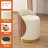 Taburete de Maquillaje Hogar Dormitorio Tocador Taburete Giratorio Redondo Lujo Ligero Simple Arte de Uñas Belleza Silla de Recepción