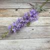 Jacinto Violeta Simulada Delphinium Flores de Seda Flores Falsas Fábrica de Comercio Exterior Venta al por Mayor Flores y Plantas Artificiales